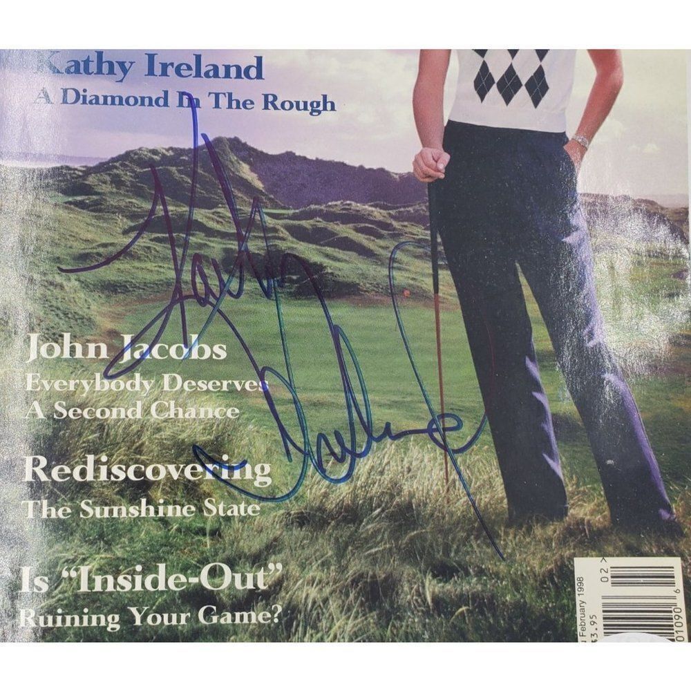 Kathy Ireland Signed Magazine JSA COA - Picture 3 of 8